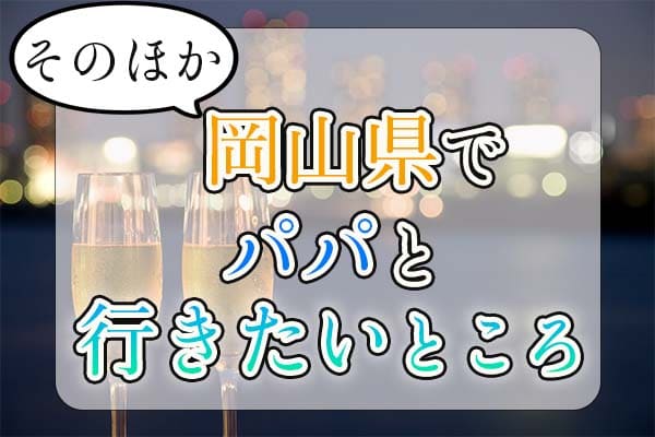 そのほか岡山県でパパと行きたいところ