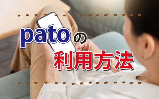 patoの利用方法